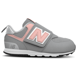 Baby Shoes - New Balance 574 New-b Hook & Loop - Rain Cloud-Pink Haze