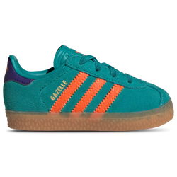 Neonati e piccoli Scarpe - adidas Gazelle - Pure Teal-Impact Orange-Collegiate Purple
