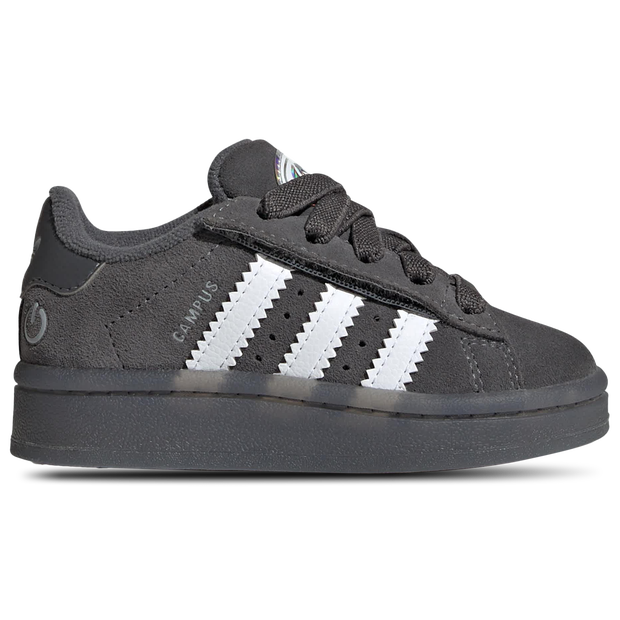 Adidas Campus Baby Shoes - Grey - Size 7K - Suede