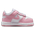 Nike Dunk Low - Baby Shoes White-Med Soft Pink-White