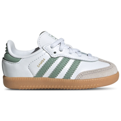 Baby Shoes - adidas Samba Og - Cloud White-Silver Green