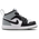 Jordan Aj1 Mid - Baby Schoenen White-Black-Lt Smoke Grey
