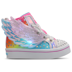 Baby Schoenen - Skechers Twinkle Toes - Hot Pink Synthetic-Multi Trim