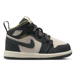 Bebés Zapatillas - Jordan Aj1 Mid - Lt Orewood Brn-Off Noir