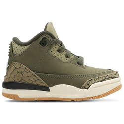 Baby Shoes - Jordan AJ3 Retro - Medium Olive-Sequoia