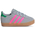 adidas Gazelle - Bebés Zapatillas Halo Silver-Lucid Pink-Green