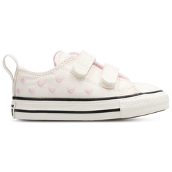 Baby Shoes - Converse Ctas 2V - Vintage White-Pink-Black