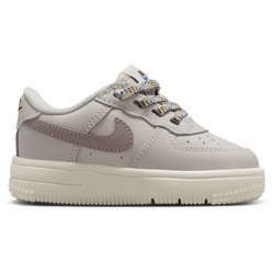 Baby Shoes - Nike Force 1 Low Lv8 - Light Orewood Brown-Burgundy Crush