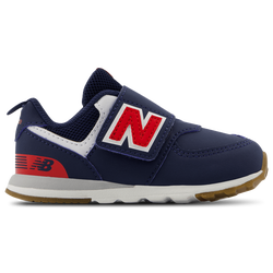Baby Shoes - New Balance 574 Hook & Loop - Nb Navy-Team Red