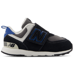 Baby Shoes - New Balance 574 Hook & Loop - Black-Blue Agate