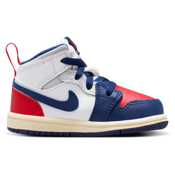Bebes Chaussures - Jordan Aj1 Mid - White-University Red