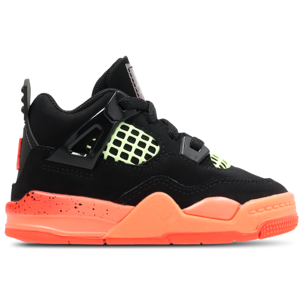 Jordan Retro 4 Baby Sneaker - Schwarz - Größe 21 - Leder