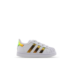 Baby Shoes - adidas Superstar - White-Gold-White