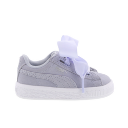 Bebes Chaussures - Puma Basket Heart "Suede" - Halogen Blue-Halogen Blue-Puma White