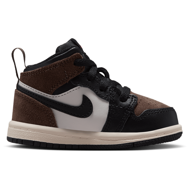 Jordan Aj1 Mid Baby Shoes - Black (TD)