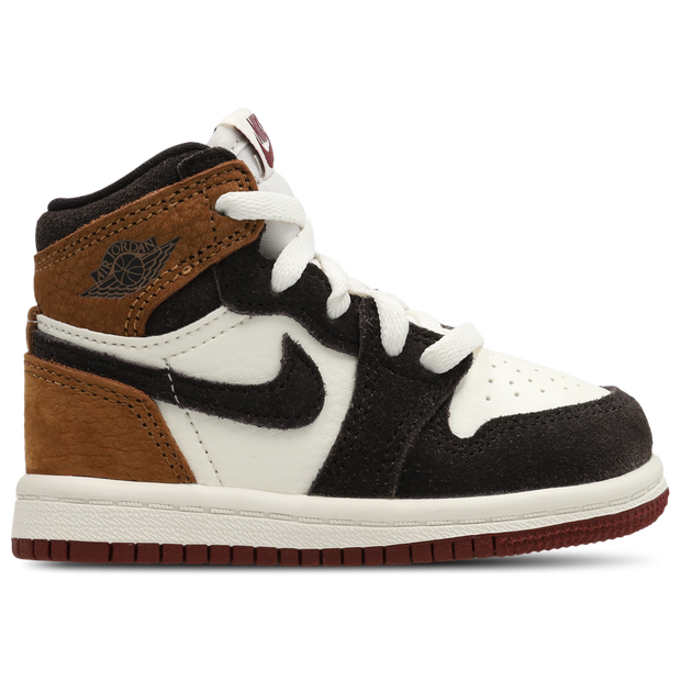 Jordan Aj1 Retro Hi Og, Kids Brown Leather Infants,  Size 4.5