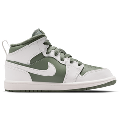 Baby Shoes - Jordan Aj1 Mid - Summit White-Vintage Lichen