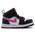 Jordan Aj1 Mid - Baby Shoes Black-Laser Fuchsia-Anthracite