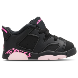 Bebés Zapatillas - Jordan Retro 6 - Black-Laser Fuchsia-Pink Foam