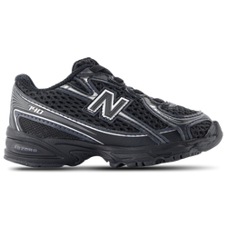 Bebes Chaussures - New Balance 740 Bungee Lace - Black-Silver Metallic