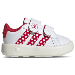 Neonati e piccoli Scarpe - adidas Disney Minnie Mouse Grand Court - Cloud White-Pure Ruby
