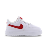 White-White-University Red - C-NK AF1 '18 WHITE/UNIV RED