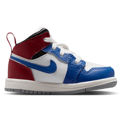 Bebes Chaussures - Jordan Aj1 Mid - True Blue-Varsity Red