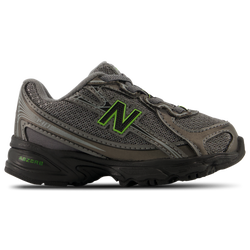 Baby Shoes - New Balance 740 Bungee Lace - Black Metallic-Alkaline Green