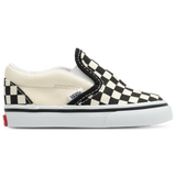 Black-True White - C-VANS CLASSIC SLIP ON (CHECKERBOARD) BLACK/TRUE WHITE