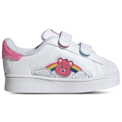 Neonati e piccoli Scarpe - adidas Care Bears Superstar Comfort Closure - Cloud White-Lucid Pink