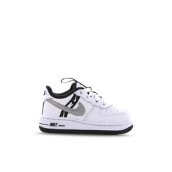 Baby Shoes - Nike Air Force 1 Flash Pack - White-Silver-Black