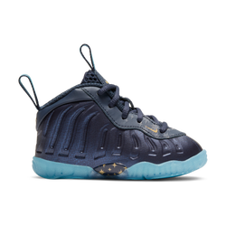 Baby Shoes - Nike Little Posite One Bt - Obsidian-Baltic Blue-Metallic Gold