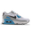 Nike Air Max 90 - Pre School Shoes White-Iron Grey-Chlorine Blue