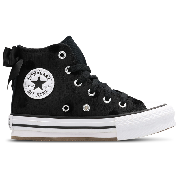 Converse Chuck Taylor All Star Lift Platform Polka Dot & Bow Zapatillas Altas para Mujeres en Black/white, Talla EU 28 - A14436C