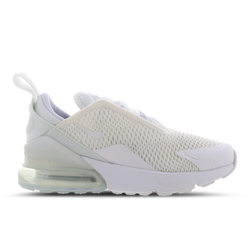 Vorschule Schuhe - Nike Air Max 270 - White-White-Metallic Silver