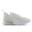 Nike Air Max 270 - Pre School Shoes White-White-Metallic Silver