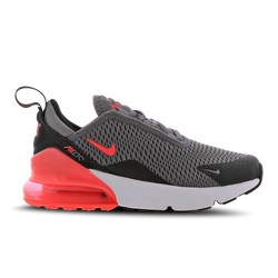 Pre School Shoes - Nike Air Max 270 - Grey-Hot Punch