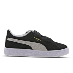 Pre School Shoes - Puma Suede - Black-White