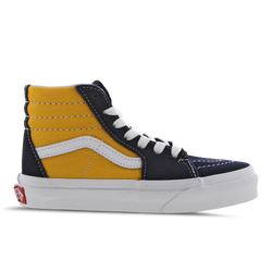 Pre School Shoes - Vans Sk8-Hi - Dress Blue-Saffron