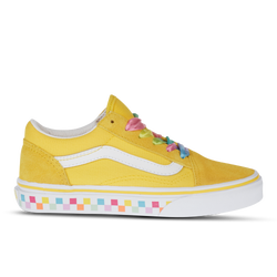 Pre School Shoes - Vans Old Skool - Cyber Yellow-True White