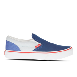 Pre School Shoes - Vans Slip On Luna - Baja Blue-High Risk Red