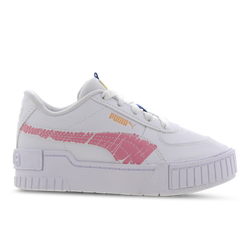 Pre School Shoes - Puma Cali Sport - White-Sachet Pink