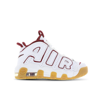 Red and white hot sale uptempo grade school