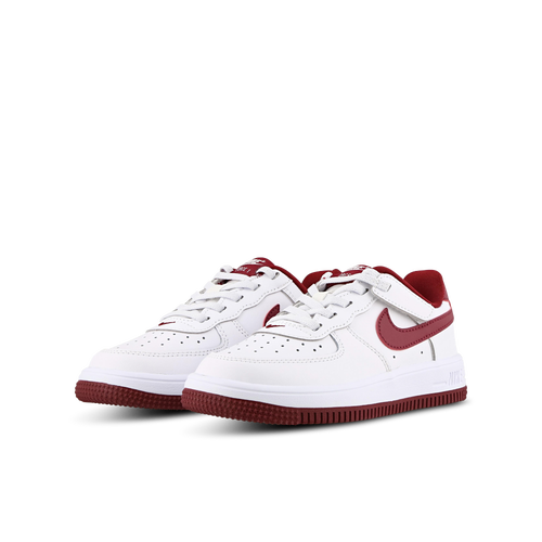 Maroon and white air force ones deals