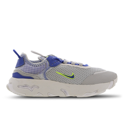 Pre School Shoes - Nike React Live - Grey Fog-Game Royal-Platinum Tint