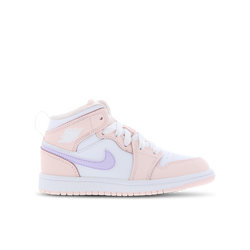 Scuola materna Scarpe - Jordan 1 Mid - Pink Wash-Violet Frost-White