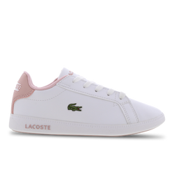 Pre School Shoes - Lacoste Graduate - White-Light Pink