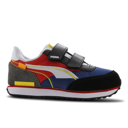 Pre School Shoes - Puma Future Rider Twofold - Star Sapphire-Celandine-Poppy Red