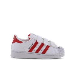 Pre School Shoes - adidas Superstar Hello Kitty - White-Vivid Red-Core Black