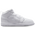 Jordan 1 Mid - Pre School Shoes White-White
